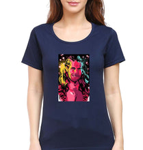 Load image into Gallery viewer, Shawn Michaels - Heartbreak Kid (HBK) (WWE) T-Shirt for Women-Navy Blue-Ektarfa.online
