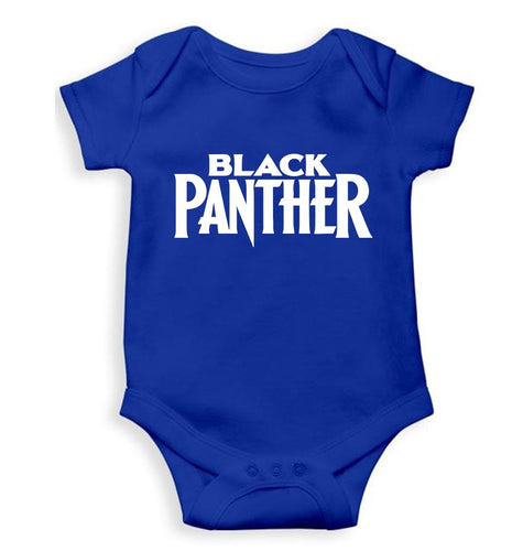 Black Panther Superhero Kids Romper For Baby Boy/Girl-Royal Blue-Ektarfa.online