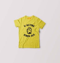 Load image into Gallery viewer, Among Us Kids T-Shirt for Boy/Girl-Yellow-Ektarfa.online
