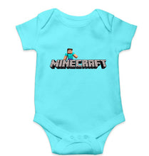 Load image into Gallery viewer, Minecraft Kids Romper For Baby Boy/Girl-0-5 Months(18 Inches)-Sky Blue-Ektarfa.online
