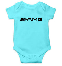 Load image into Gallery viewer, AMG Kids Romper For Baby Boy/Girl-0-5 Months(18 Inches)-Sky Blue-Ektarfa.online
