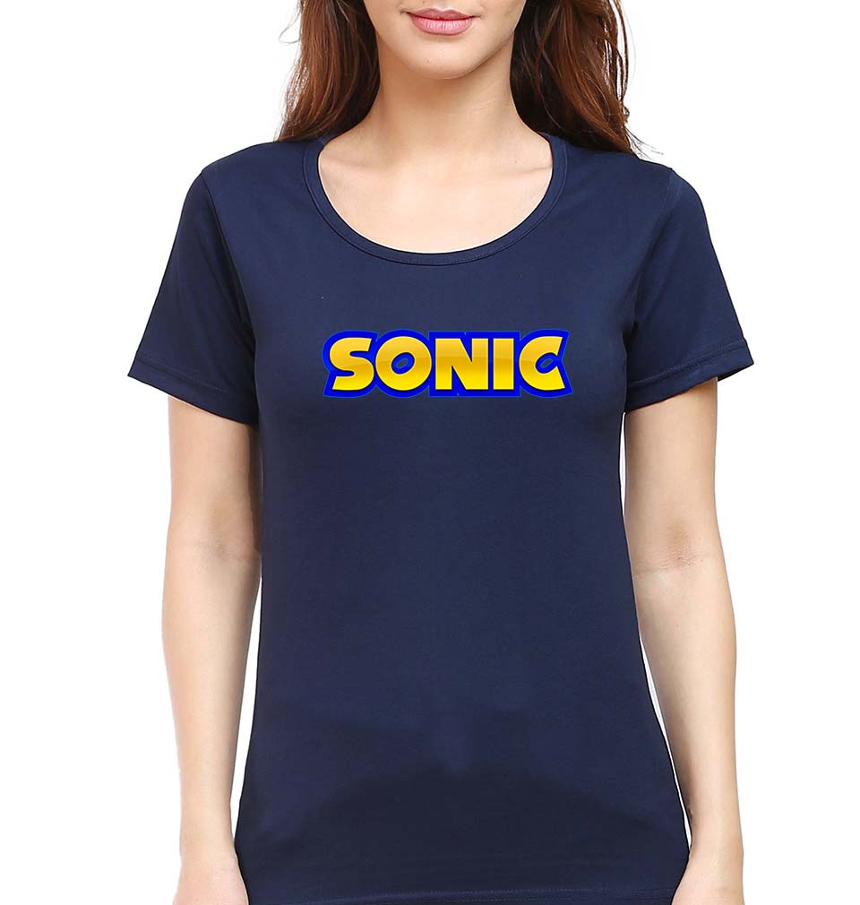 Sonic T-Shirt for Women-Navy Blue-Ektarfa.online