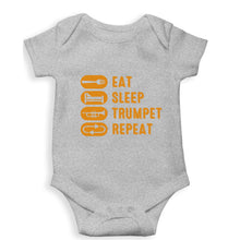 Load image into Gallery viewer, Trumpet Kids Romper For Baby Boy/Girl-0-5 Months(18 Inches)-Grey-Ektarfa.online
