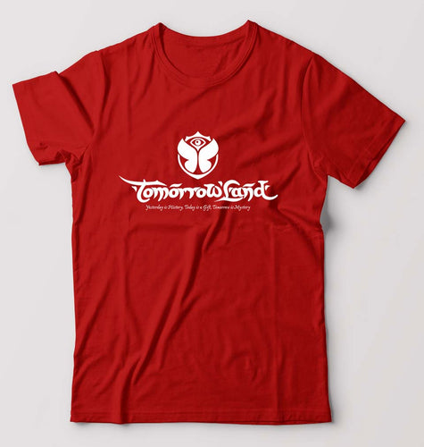 Tomorrowland T-Shirt for Men-Red-Ektarfa.online