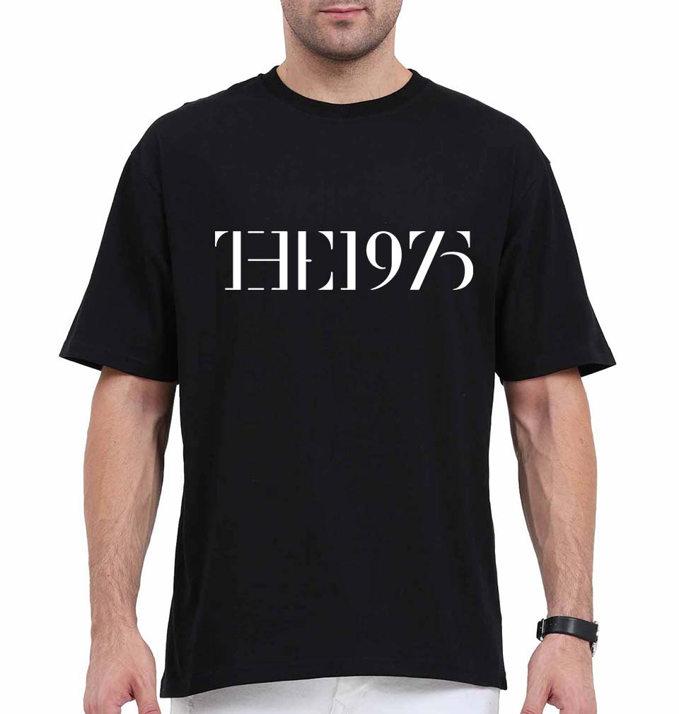 The 1975 Oversized T-Shirt for Men-Black-Ektarfa.online