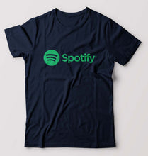 Load image into Gallery viewer, Spotify T-Shirt for Men-Navy Blue-Ektarfa.online
