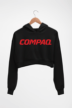 Load image into Gallery viewer, Compaq Crop HOODIE FOR WOMEN-Black-Ektarfa.online
