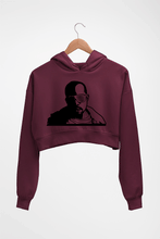 Load image into Gallery viewer, Kanye West Crop HOODIE FOR WOMEN-Maroon-Ektarfa.online
