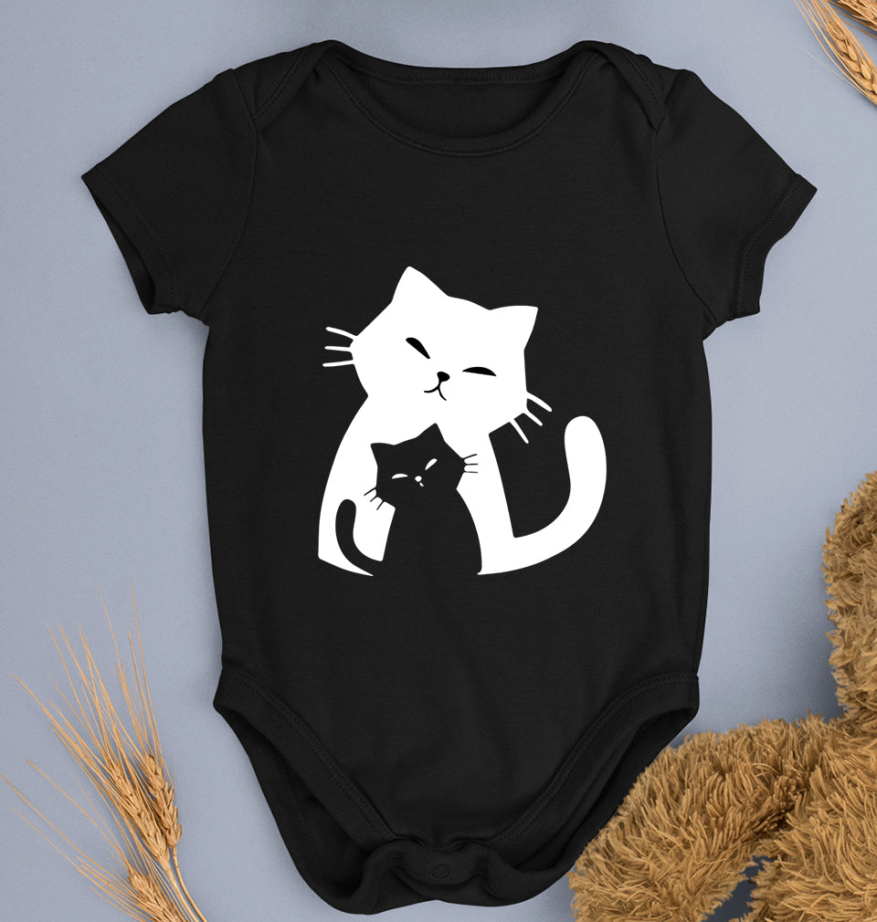 Cat Kids Romper For Baby Boy/Girl-Black-Ektarfa.online