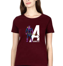 Load image into Gallery viewer, Hawkeye T-Shirt for Women-Maroon-Ektarfa.online

