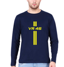 Load image into Gallery viewer, Valentino Rossi(VR 46) Full Sleeves T-Shirt for Men-Navy Blue-Ektarfa.online
