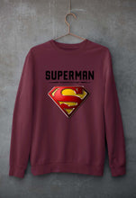 Load image into Gallery viewer, Superman Superhero Unisex Sweatshirt for Men/Women-Maroon-Ektarfa.online
