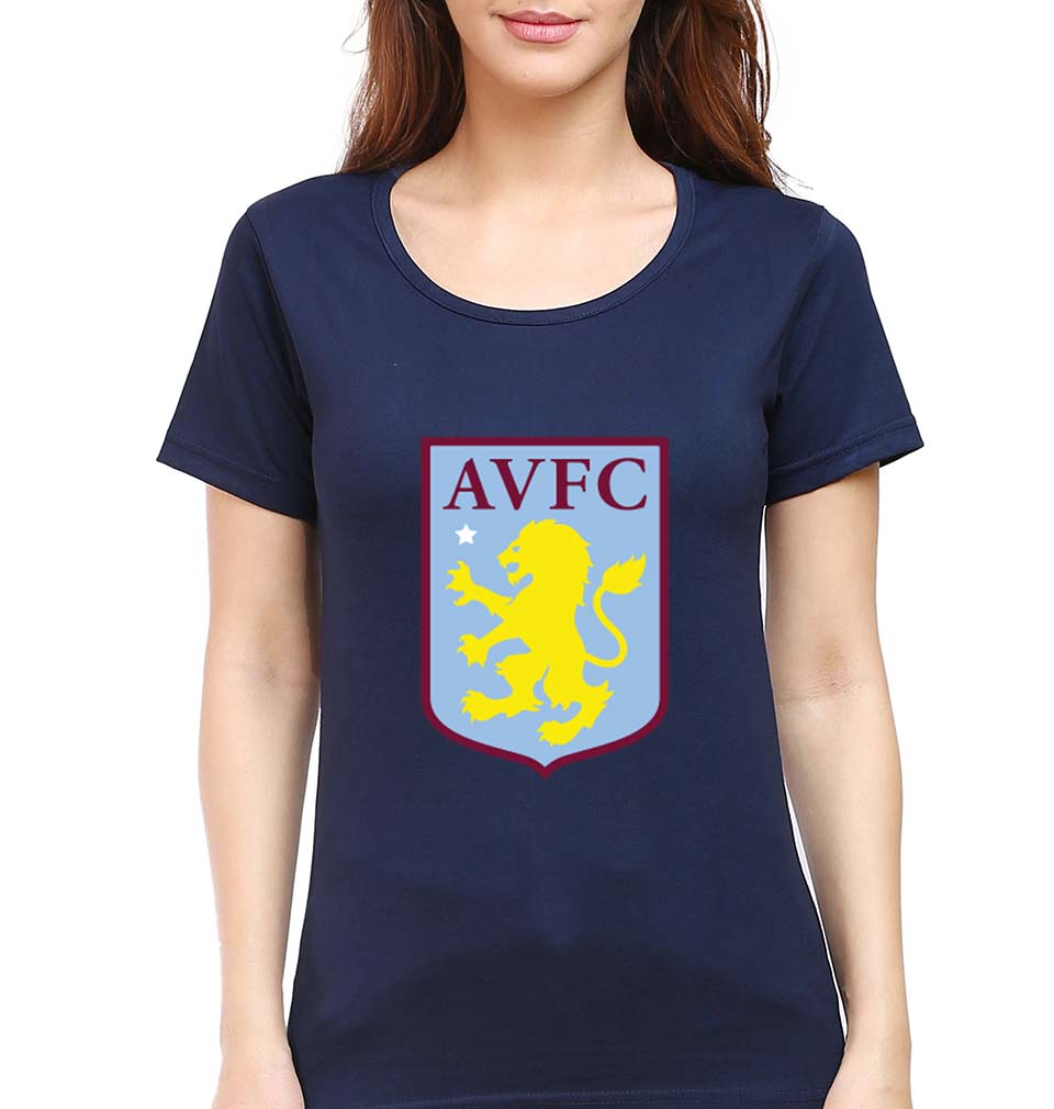 Aston Villa T-Shirt for Women-Navy Blue-Ektarfa.online