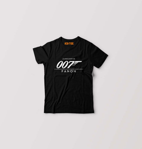 James Bond (007) Kids T-Shirt for Boy/Girl-Black-Ektarfa.online