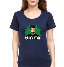 Load image into Gallery viewer, Nucleya T-Shirt for Women-Navy Blue-Ektarfa.online
