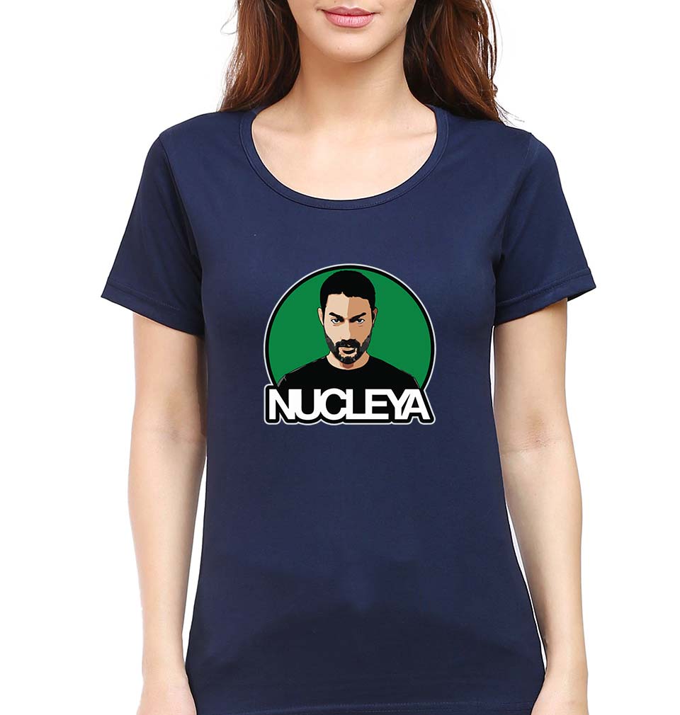 Nucleya T-Shirt for Women-Navy Blue-Ektarfa.online