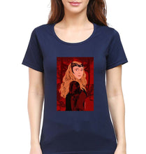 Load image into Gallery viewer, Scarlet Witch Wanda T-Shirt for Women-Navy Blue-Ektarfa.online
