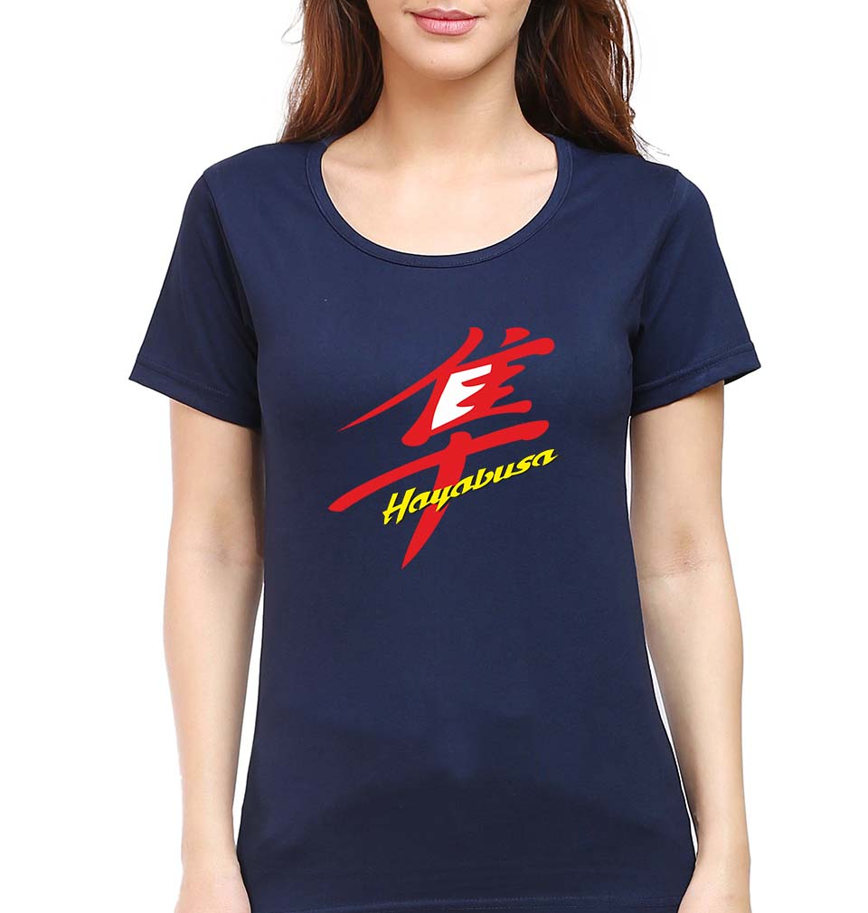 Suzuki Hayabusa T-Shirt for Women-Navy Blue-Ektarfa.online