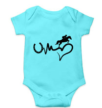 Load image into Gallery viewer, Horse Riding Kids Romper For Baby Boy/Girl-0-5 Months(18 Inches)-Skyblue-Ektarfa.online
