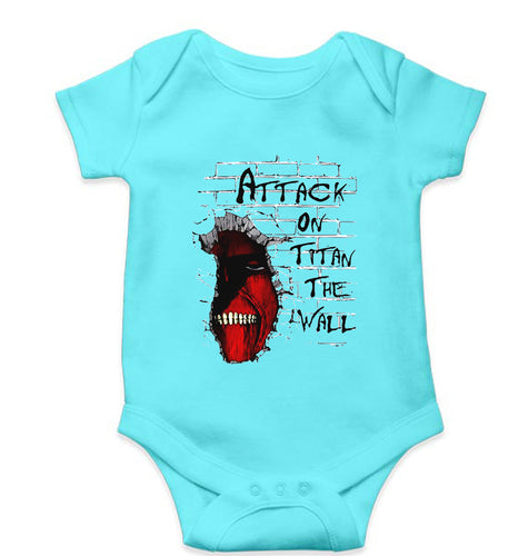 Attack on Titan Kids Romper For Baby Boy/Girl-Sky Blue-Ektarfa.online