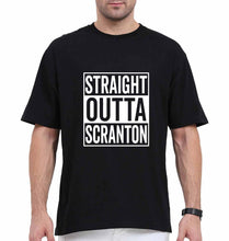 Load image into Gallery viewer, Straight Outta Scranton Oversized T-Shirt for Men-Black-Ektarfa.online
