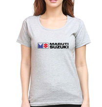 Load image into Gallery viewer, Maruti-Suzuki T-Shirt for Women-Grey Melange-Ektarfa.online
