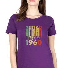 Load image into Gallery viewer, Guitar T-Shirt for Women-Purple-Ektarfa.online
