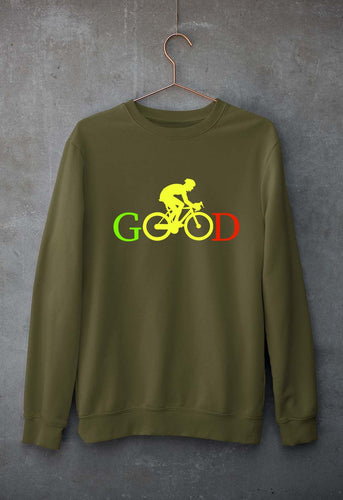 Cycling Good Unisex Sweatshirt for Men/Women-Olive Green-Ektarfa.online