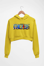 Load image into Gallery viewer, One Piece Crop HOODIE FOR WOMEN-Mustard Yellow-Ektarfa.online
