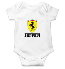 Load image into Gallery viewer, Ferrari Kids Romper For Baby Boy/Girl-0-5 Months(18 Inches)-White-Ektarfa.online
