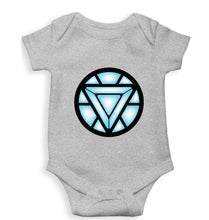 Load image into Gallery viewer, ARC REACTOR Iron Man Superhero Kids Romper For Baby Boy/Girl-0-5 Months(18 Inches)-Grey-Ektarfa.online
