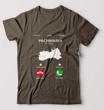 Load image into Gallery viewer, Pachmarhi Calling T-Shirt for Men-Olive Green-Ektarfa.online
