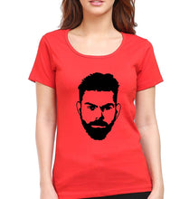 Load image into Gallery viewer, Virat Kohli T-Shirt for Women-Red-Ektarfa.online
