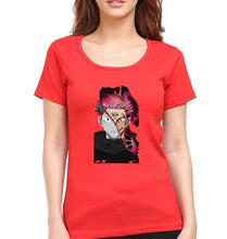 Load image into Gallery viewer, Sukuna Anime T-Shirt for Women-Red-Ektarfa.online
