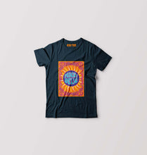 Load image into Gallery viewer, Psychedelic Kids T-Shirt for Boy/Girl-Petrol blue-Ektarfa.online
