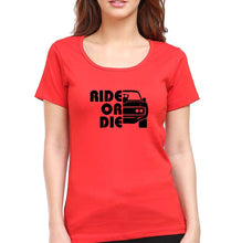 Load image into Gallery viewer, Fast &amp; Furious Ride or Die T-Shirt for Women-Red-Ektarfa.online
