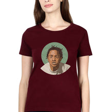 Load image into Gallery viewer, Kendrick Lamar T-Shirt for Women-Maroon-Ektarfa.online
