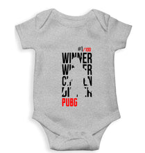 Load image into Gallery viewer, PUBG Winner Winner Chicken Dinner Romper For Baby Boy/Girl-0-5 Months(18 Inches)-Grey-Ektarfa.online
