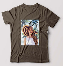 Load image into Gallery viewer, Lana Del Rey T-Shirt for Men-Olive Green-Ektarfa.online
