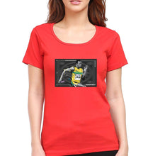 Load image into Gallery viewer, Usain Bolt T-Shirt for Women-Red-Ektarfa.online
