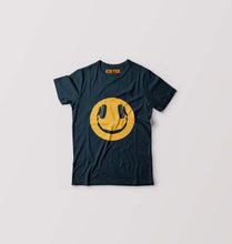 Load image into Gallery viewer, Emoji Headphone Music Kids T-Shirt for Boy/Girl-Petrol Blue-Ektarfa.online

