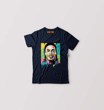 Load image into Gallery viewer, Ronaldinho Kids T-Shirt for Boy/Girl-Navy Blue-Ektarfa.online
