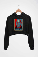 Load image into Gallery viewer, Mike Tyson Crop HOODIE FOR WOMEN-Black-Ektarfa.online
