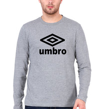 Load image into Gallery viewer, Umbro Full Sleeves T-Shirt for Men-Grey Melange-Ektarfa.online
