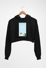Load image into Gallery viewer, Prateek Kuhad Crop HOODIE FOR WOMEN-Black-Ektarfa.online
