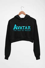 Load image into Gallery viewer, Avatar Crop HOODIE FOR WOMEN-Black-Ektarfa.online
