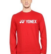 Load image into Gallery viewer, Yonex Full Sleeves T-Shirt for Men-Red-Ektarfa.online
