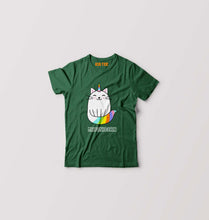 Load image into Gallery viewer, Cat Unicorn Kids T-Shirt for Boy/Girl-Dark Green-Ektarfa.online
