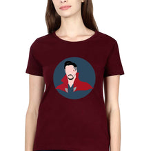 Load image into Gallery viewer, Doctor Strange Superhero T-Shirt for Women-Maroon-Ektarfa.online
