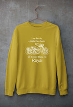 Load image into Gallery viewer, My Enfield made me Royal Unisex Sweatshirt for Men/Women-Mustard Yellow-Ektarfa.online
